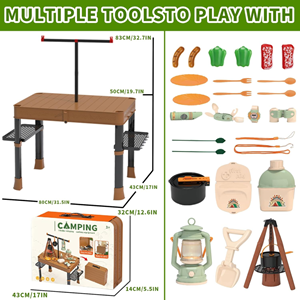 مجموعه اسباب بازی میز کمپینگ Camping Table Playset_اسباب بازی